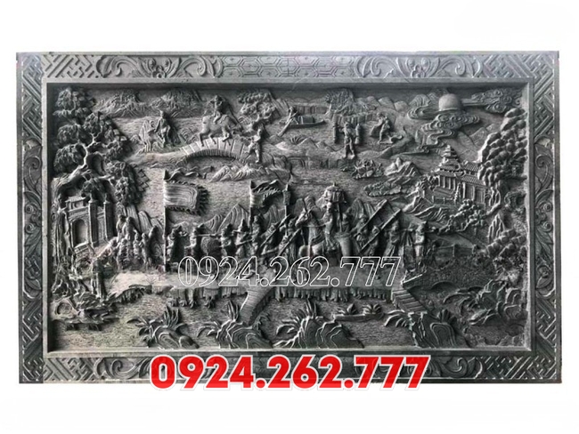 Mẫu chiếu rồng đá bậc thềm nhà thờ từ đường tại Cà Mau