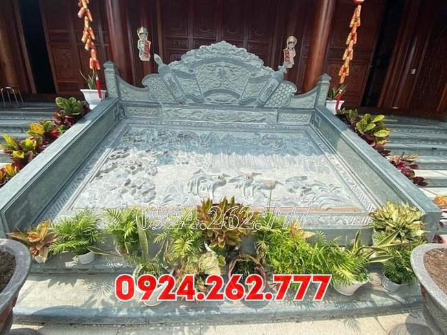 Mẫu chiếu rồng đá bậc thềm nhà thờ từ đường tại Cà Mau