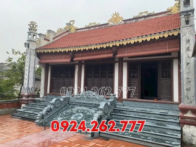 +19 Chế tác chiếu rồng đá tại Bắc Ninh, chiếu rồng đá Đình chùa từ đường