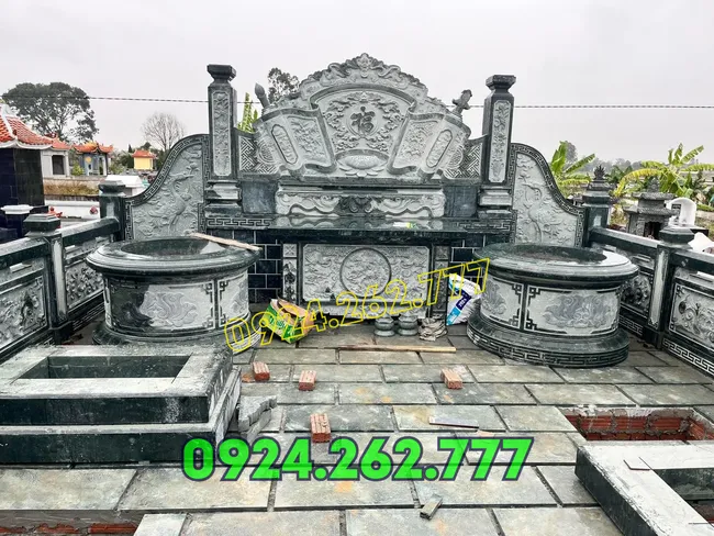 Mẫu cuốn thư đá bình phong đá giá rẻ bán tại Thái Bình