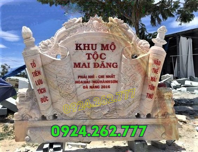 Mẫu cuốn thư đá bình phong đá giá rẻ bán tại Nam Định