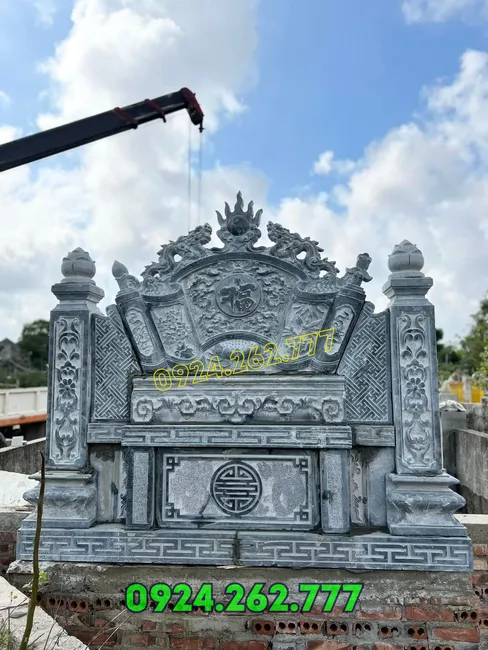 Mẫu cuốn thư đá bình phong đá giá rẻ bán tại Nam Định