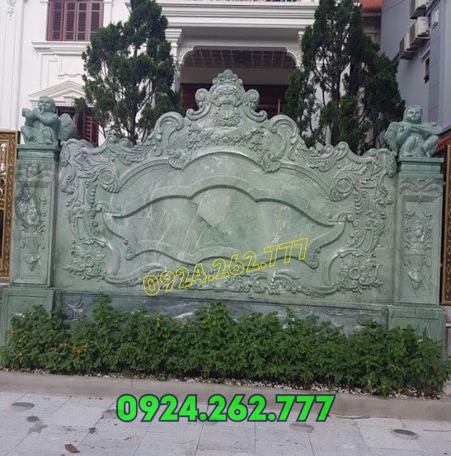 Mẫu cuốn thư đá bình phong đá giá rẻ bán tại Nam Định